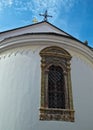 Window on a church at monastery Krusedol in Serbia