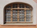 Window in the city of Agde. France.