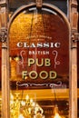 classic british pub in london Royalty Free Stock Photo