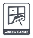 window cleaner icon in trendy design style. window cleaner icon isolated on white background. window cleaner vector icon simple Royalty Free Stock Photo