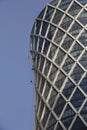 Window cleaners work on building Royalty Free Stock Photo