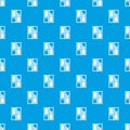 Window cleaning pattern seamless blue