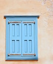 Window with closed shutters Royalty Free Stock Photo