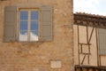 Window with clouds Royalty Free Stock Photo