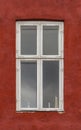 Window on the colorful facade Royalty Free Stock Photo