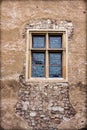 Window - Corvin Castle,  Hunedoara, Romania Royalty Free Stock Photo