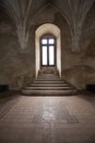 Window in Corvin Castle, Romania Royalty Free Stock Photo