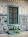 Window in the courtyard in Casablanca