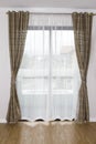 Window curtain Royalty Free Stock Photo