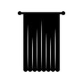 Window curtain isolated icon