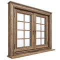 Window 3D Illustration Royalty Free Stock Photo