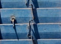 Window detail with old wood shutters