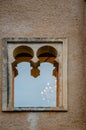 Window detail of the palace of the Counts of Cervellon, Anna. Valencia. Spain