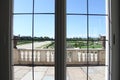 Window in Diana Gallery - Reggia di Venaria Reale Royalty Free Stock Photo