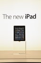 Window display of the new iPad