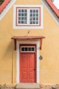 Window and door of a parsonage in Genadendal