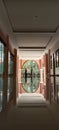 Window estate architecture home ornament mosque corridor hall design mirror building