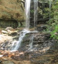 Window Falls at Hanging Rock State Park Royalty Free Stock Photo