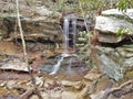 Window Falls at Hanging Rock State Park Royalty Free Stock Photo