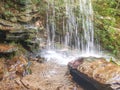 Window Falls at Hanging Rock State Park Royalty Free Stock Photo