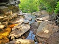 Rocky Stream above Window Falls at Hanging Rock State Park