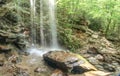 Window Falls at Hanging Rock State Park Royalty Free Stock Photo