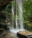 Window Falls at Hanging Rock State Park Royalty Free Stock Photo