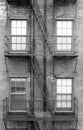 Window and Fire Escape of Philadelphia Building