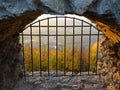 The Window from the fortress Royalty Free Stock Photo