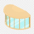 Window frame icon, isometric 3d style Royalty Free Stock Photo