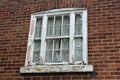 Window frame with pealing paint Royalty Free Stock Photo