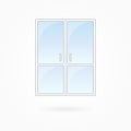 Window frame vector illustration, Eps 10 Royalty Free Stock Photo