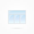 Window frame vector illustration, Eps 10