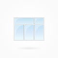 Window frame vector illustration, Eps 10