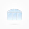 Window frame vector illustration, Eps 10