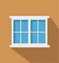 Window icon in fllat style Royalty Free Stock Photo