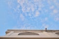 Window of a Local Mosque, Masjid and blue sky