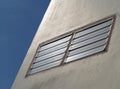 Window louver on the building