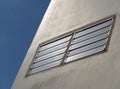 Window louver on the building Royalty Free Stock Photo