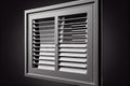 window louver with privacy grille, providing added security