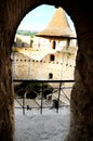 Window in the Medieval fortress in Soroca, Moldova Royalty Free Stock Photo