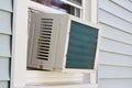 Window mounted air conditioner Royalty Free Stock Photo