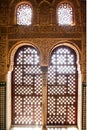 Window at Nazaries palace, Granada, Spain