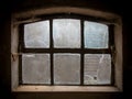 Window in an old barn Royalty Free Stock Photo