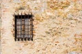 Window with Old Grating - Italy Royalty Free Stock Photo