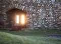 Window in old ruin Royalty Free Stock Photo