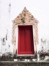 The window of the old temple at Wat-chom-phu-wek Thailand.