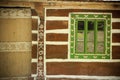 Window of an old wooden house