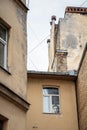 Old courtyard in the Petrogradsky district of Saint Petersburg