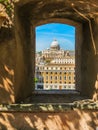 Window overlooking Vatican and Rome